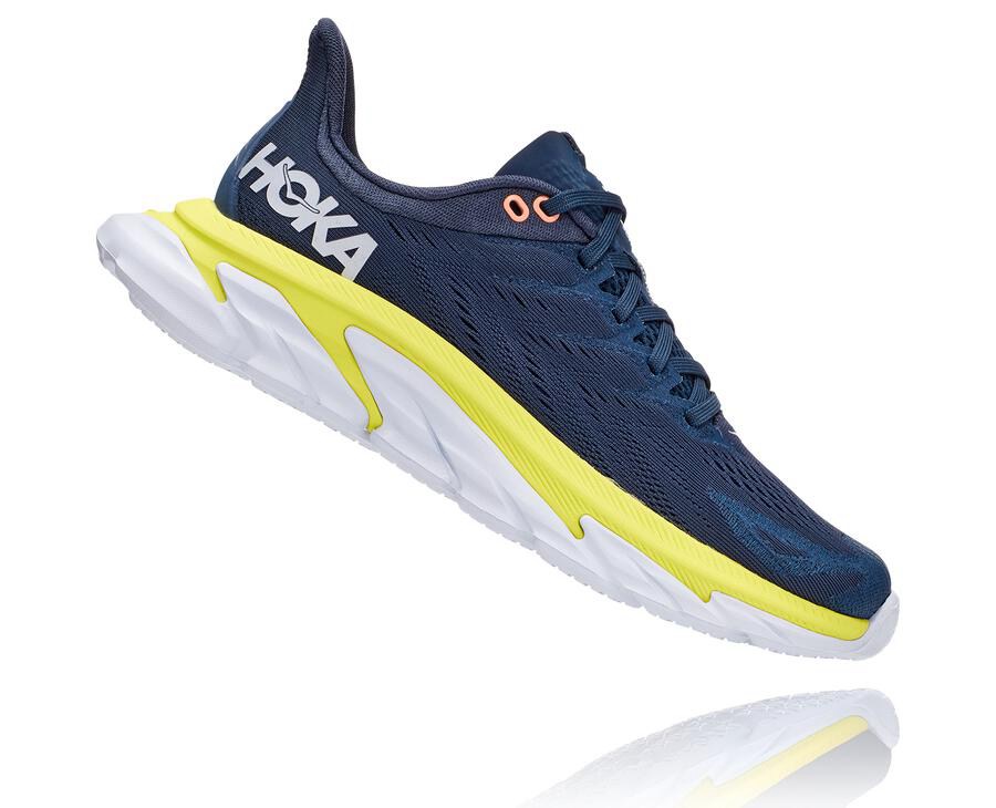 Tenis Hoka One One Feminino Azul Marinho - Clifton Edge - 502-ODIXCV